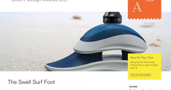 Swell Surf Foot - Industrial Designers Society of America