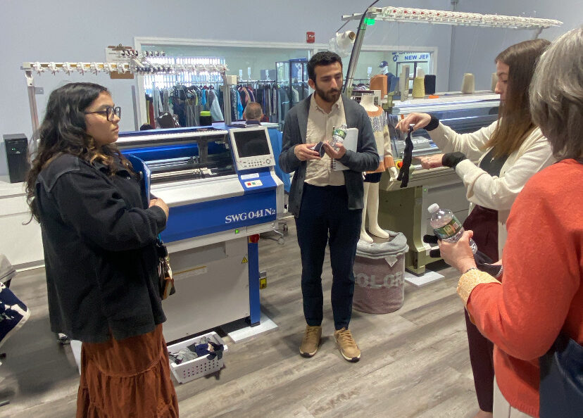 Shima Design Textile Design students visit Shima Seiki USA - Aspire